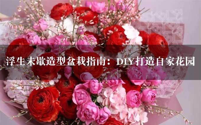 浮生未歇造型盆栽指南：DIY打造自家花园