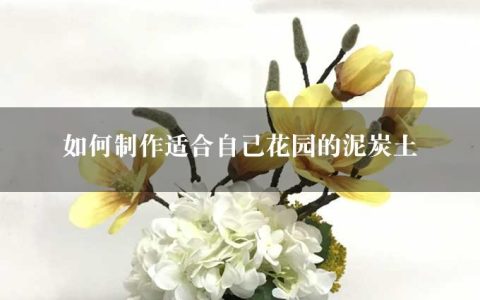 如何制作适合自己花园的泥炭土