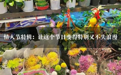 情人节特辑：让这个节日变得特别又不失浪漫