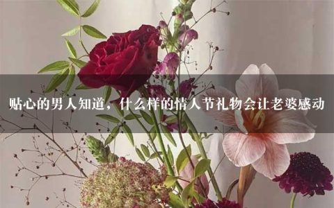 贴心的男人知道，什么样的情人节礼物会让老婆感动