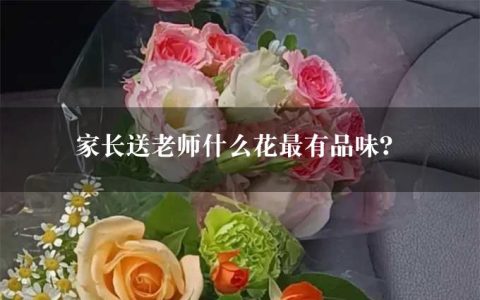 家长送老师什么花最有品味？