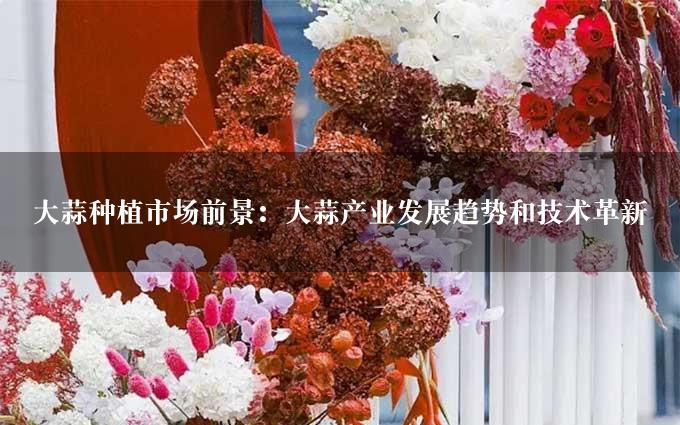 大蒜种植市场前景：大蒜产业发展趋势和技术革新