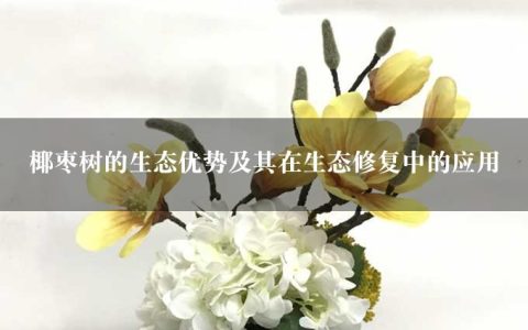 椰枣树的生态优势及其在生态修复中的应用