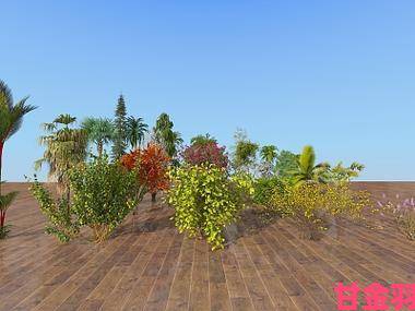 天际3D风景Mod惊艳亮相：逼真精致树木花卉模型展现细腻之美