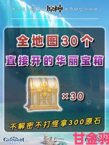 原神野外宝箱获取全攻略：全地图宝箱类型、刷新机制汇总