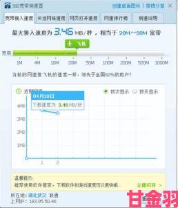 直击|中国宽带平均下载速率超600KB-s且高于签约值