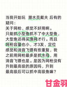 潜水员戴夫网枪使用技巧与升级建议