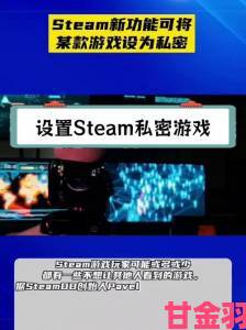 Steam 新功能正在开发：可私密游戏并向好友隐藏