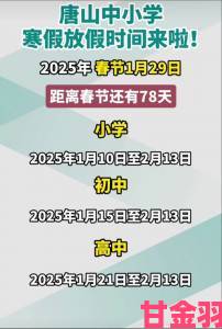 2025寒假放假时间中小学是否会推迟家长需关注哪些政策变动