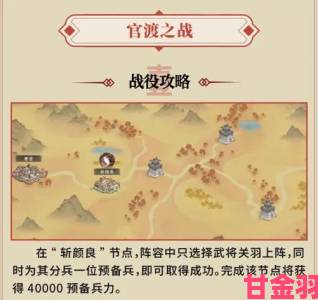 《三国志13》官渡之战破局玩法体验与感悟